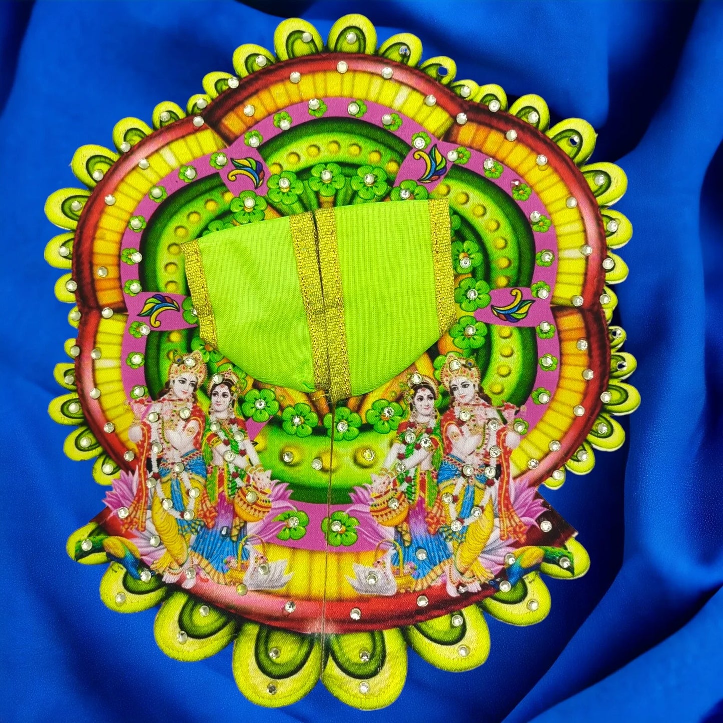 Radha Krishna Printed Poshak