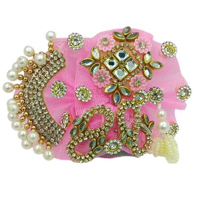 Laddu Gopal Pink Poshak Set